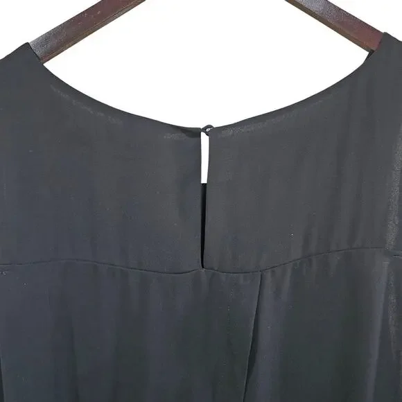 Torrid Black Chiffon Sleeveless Swing Tank Top Plus Size 3 (3x) - Picture 3 of 6